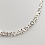 Ezüst szegedi nyakék - 40 cm