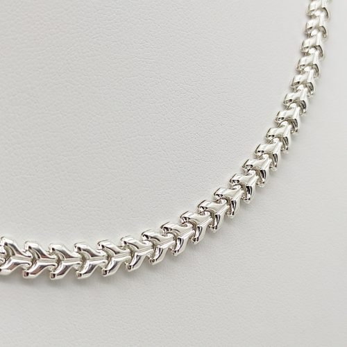 Ezüst szegedi nyakék - 40 cm