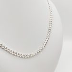 Ezüst szegedi nyakék - 40 cm