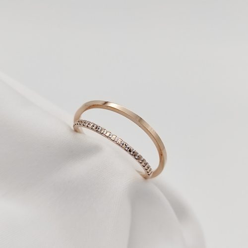 Rozé arany karikagyűrű