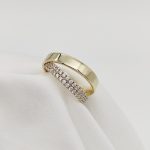 Sárga arany karikagyűrű