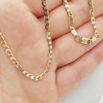 Sárga arany pancer nyaklánc