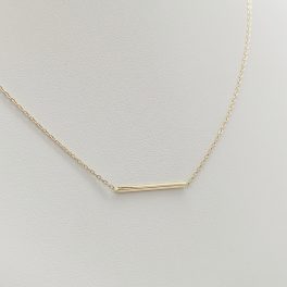 Sárga arany minimál nyaklánc