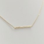 Sárga arany minimál nyaklánc