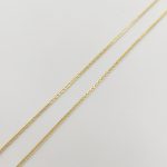 Sárga arany barbara nyaklánc - 42 cm