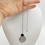 Ezüst modern nyaklánc