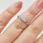 Spa Rosa arany eljegyzési gyűrű