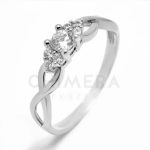 Spa Rosa arany eljegyzési gyűrű