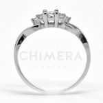 Spa Rosa arany eljegyzési gyűrű