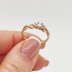 Spa Rosa arany eljegyzési gyûrû