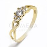 Spa Rosa arany eljegyzési gyûrû