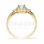 Spa Rosa arany eljegyzési gyûrû