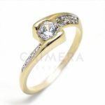 Monza arany eljegyzési gyûrû