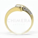 Monza arany eljegyzési gyûrû