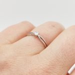 Aramco arany eljegyzési gyűrű