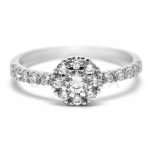 Valencia arany eljegyzési gyűrű