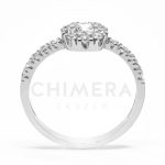 Valencia arany eljegyzési gyűrű