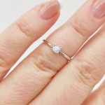 Adelaide arany eljegyzési gyűrű