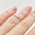 Adelaide arany eljegyzési gyűrű