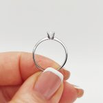 Adelaide arany eljegyzési gyűrű