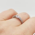 Laguna arany eljegyzési gyűrű