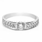 Laguna arany eljegyzési gyűrű