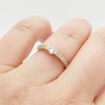 Laguna arany eljegyzési gyűrű