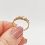 Laguna arany eljegyzési gyűrű