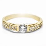 Laguna arany eljegyzési gyűrű