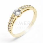 Laguna arany eljegyzési gyűrű