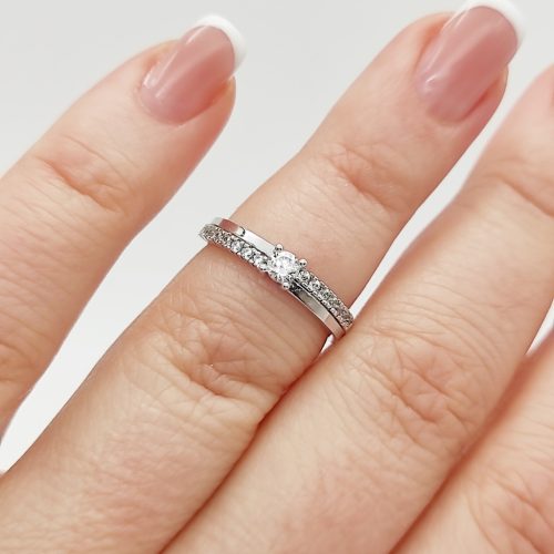 Tifosa arany eljegyzési gyűrű