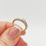 Tifosa arany eljegyzési gyűrű