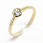 San Sira arany eljegyzési gyűrű