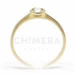 San Sira arany eljegyzési gyűrű