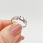 Paolo arany eljegyzési gyűrű