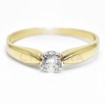 Paolo arany eljegyzési gyűrű