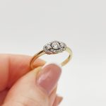 Zandora arany eljegyzési gyűrű