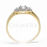 Zandora arany eljegyzési gyűrű