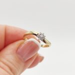 Bellotti arany eljegyzési gyűrű