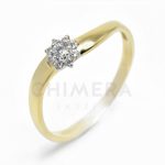 Bellotti arany eljegyzési gyűrű