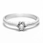 Imola arany eljegyzési gyűrű