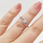 Baggio arany eljegyzési gyűrű