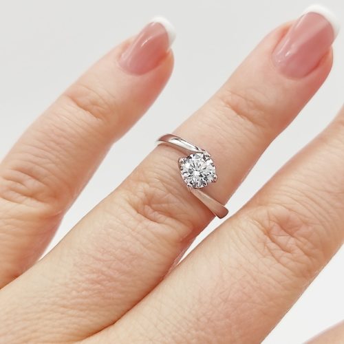 Baggio arany eljegyzési gyűrű