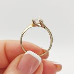 Baggio arany eljegyzési gyűrű