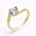 Baggio arany eljegyzési gyűrű