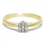 Rosanera arany eljegyzési gyűrű