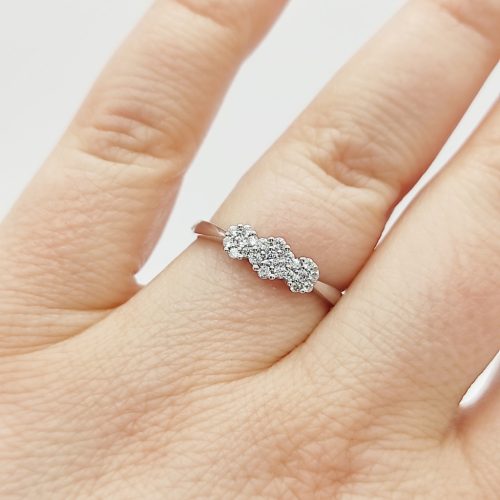 Viennara arany eljegyzési gyűrű