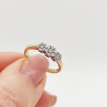 Viennara arany eljegyzési gyűrű