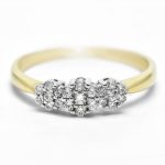 Viennara arany eljegyzési gyűrű