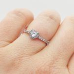 Leclaria arany eljegyzési gyűrű